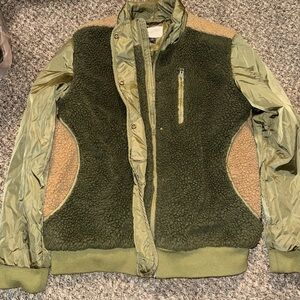 Universal Thread Green and Tan Jacket